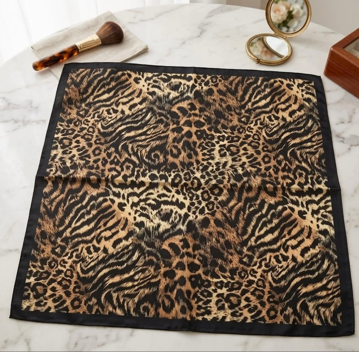 Foulard léopard
