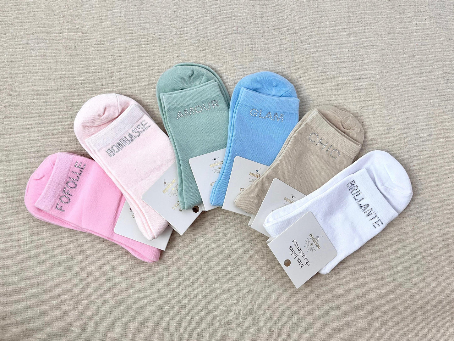 Chaussettes pastel
