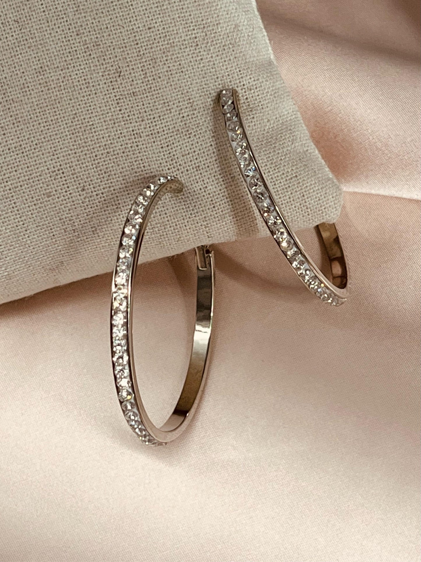 Boucles d’oreilles strass