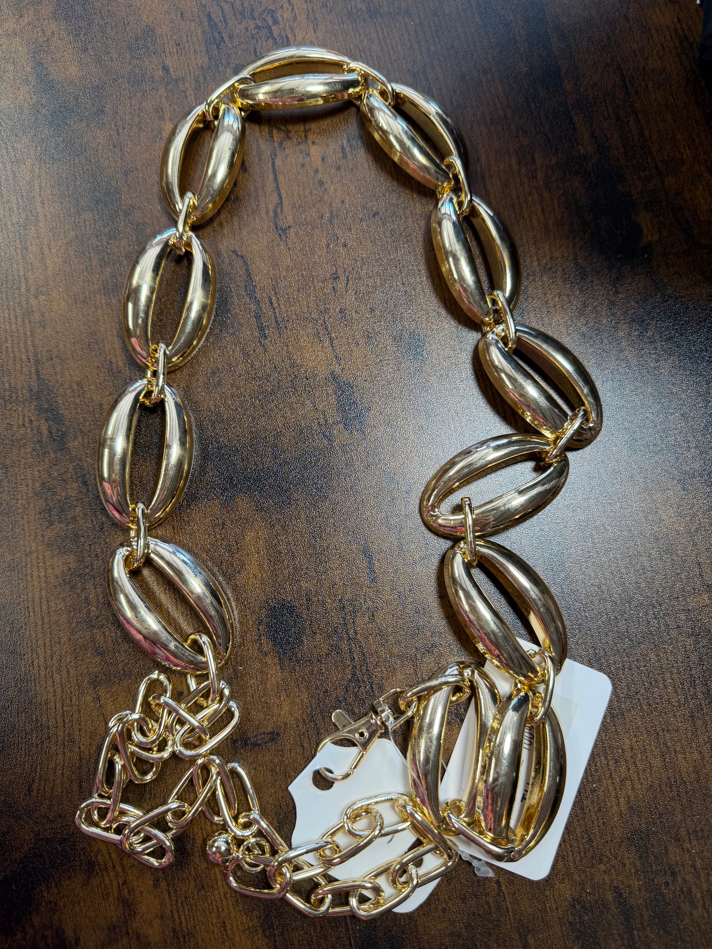 Ceinture chaîne dorée