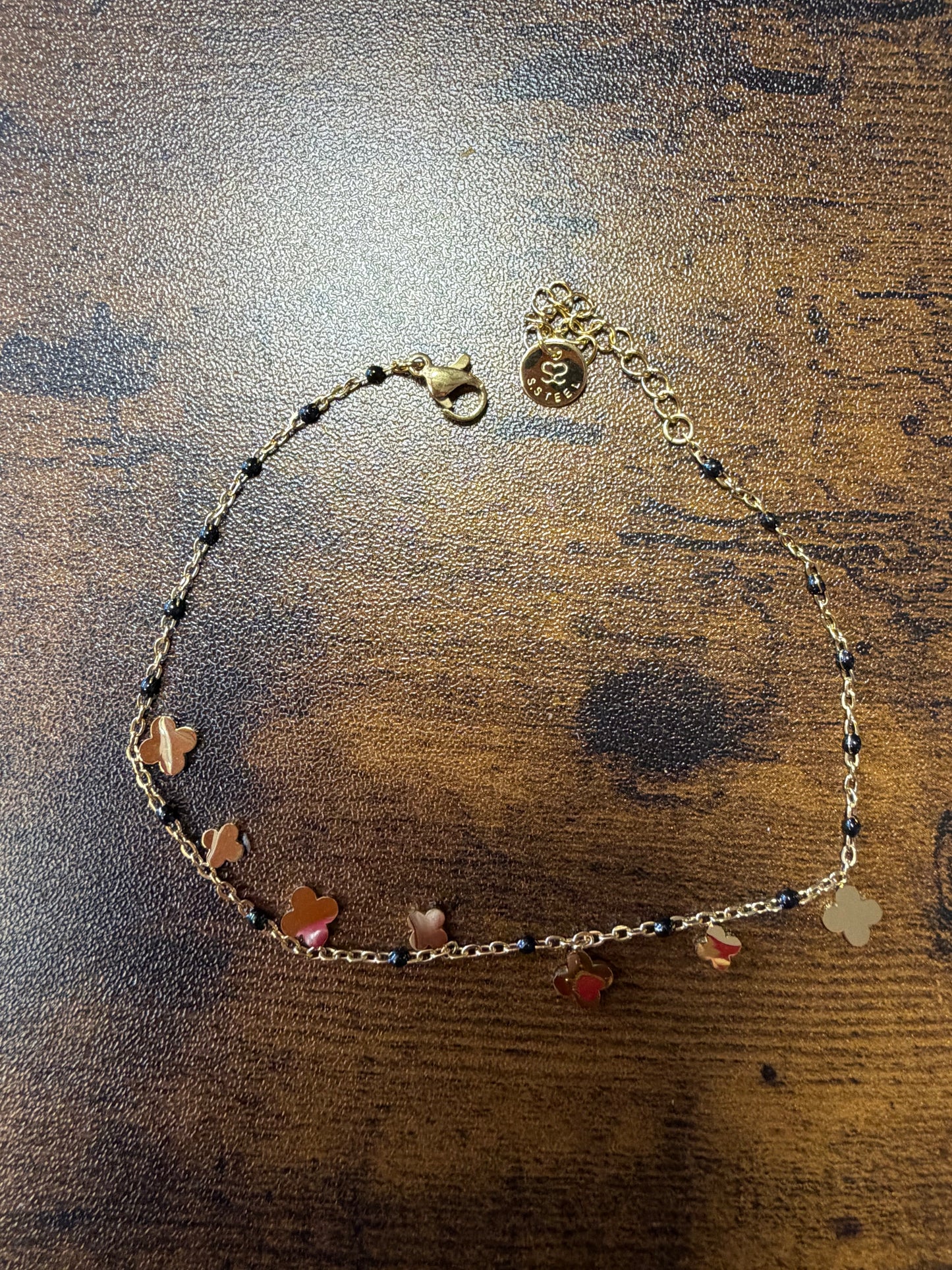 Chaîne de cheville, petits trèfles
