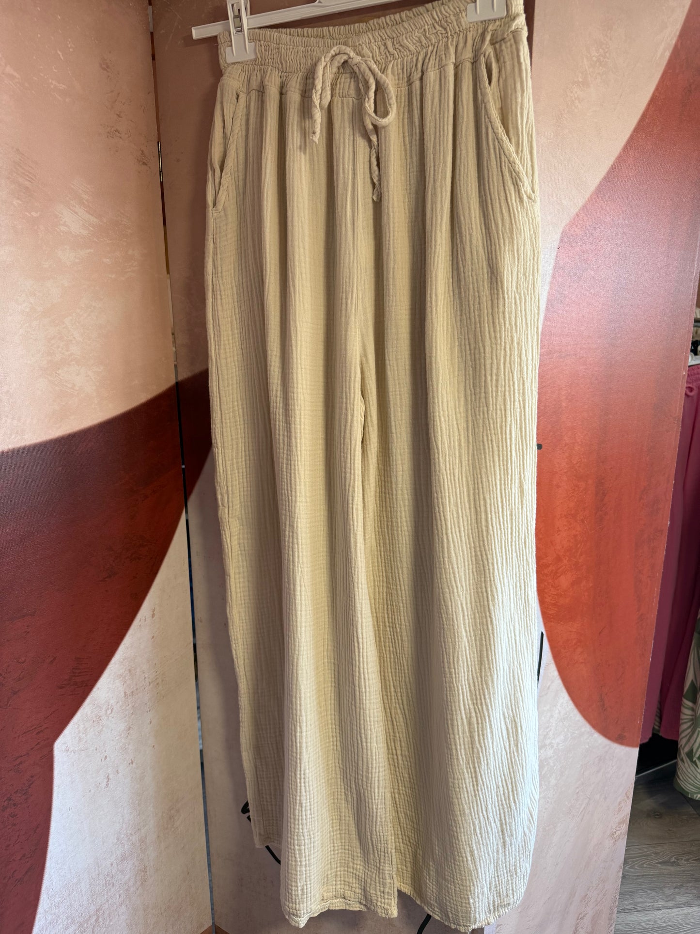 Pantalon gaze de coton