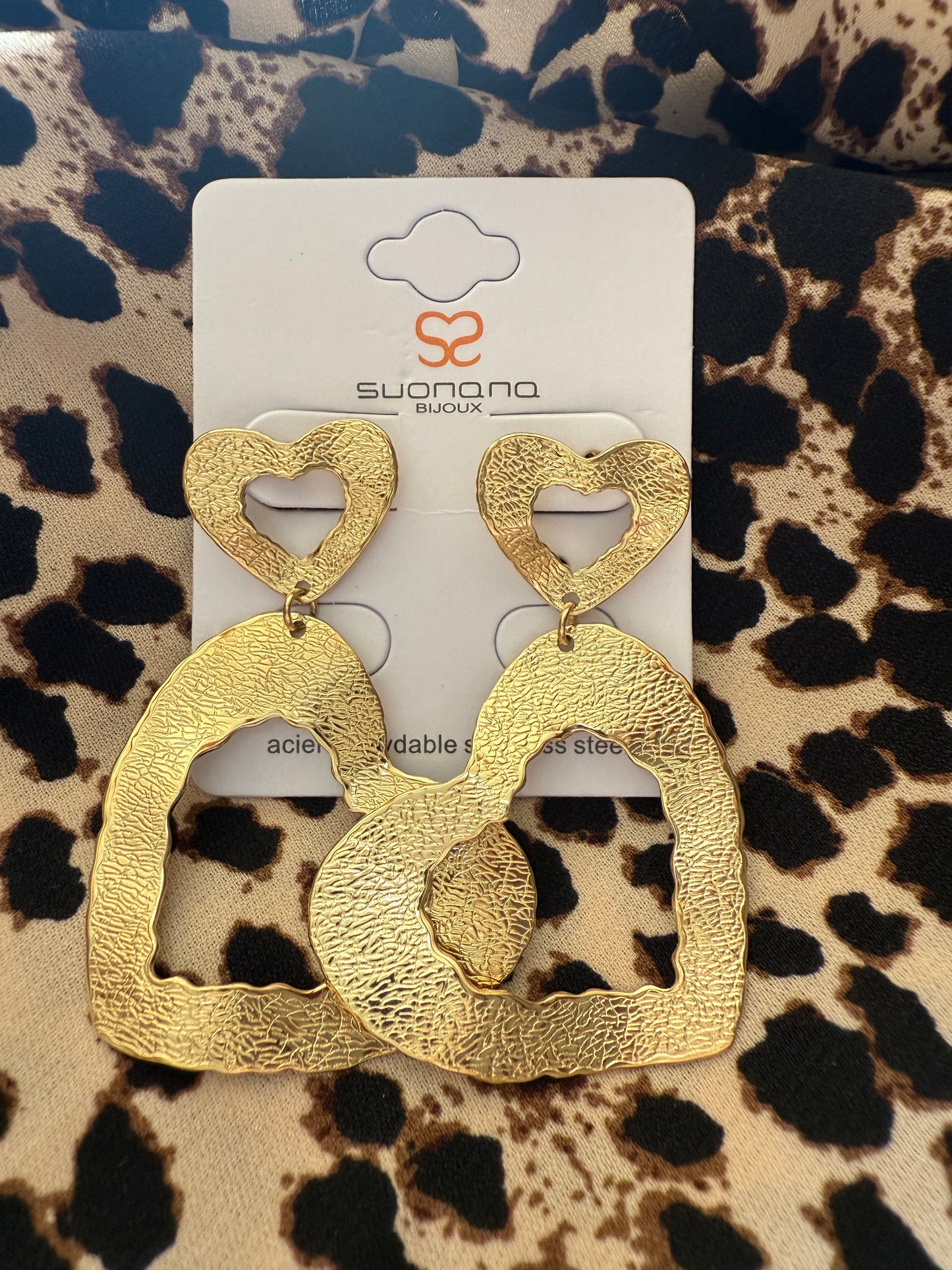 Boucle d’oreille cœur