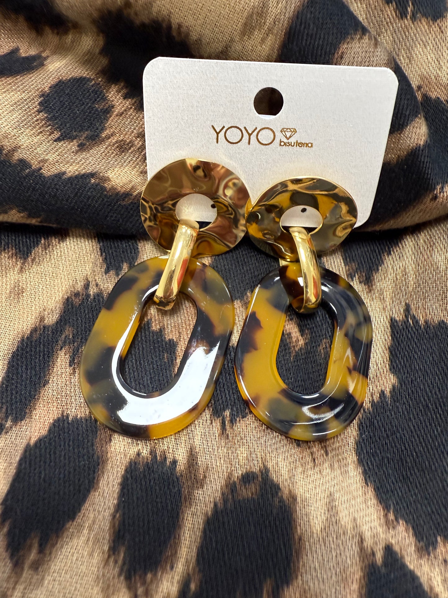 Boucles d’oreilles léopard