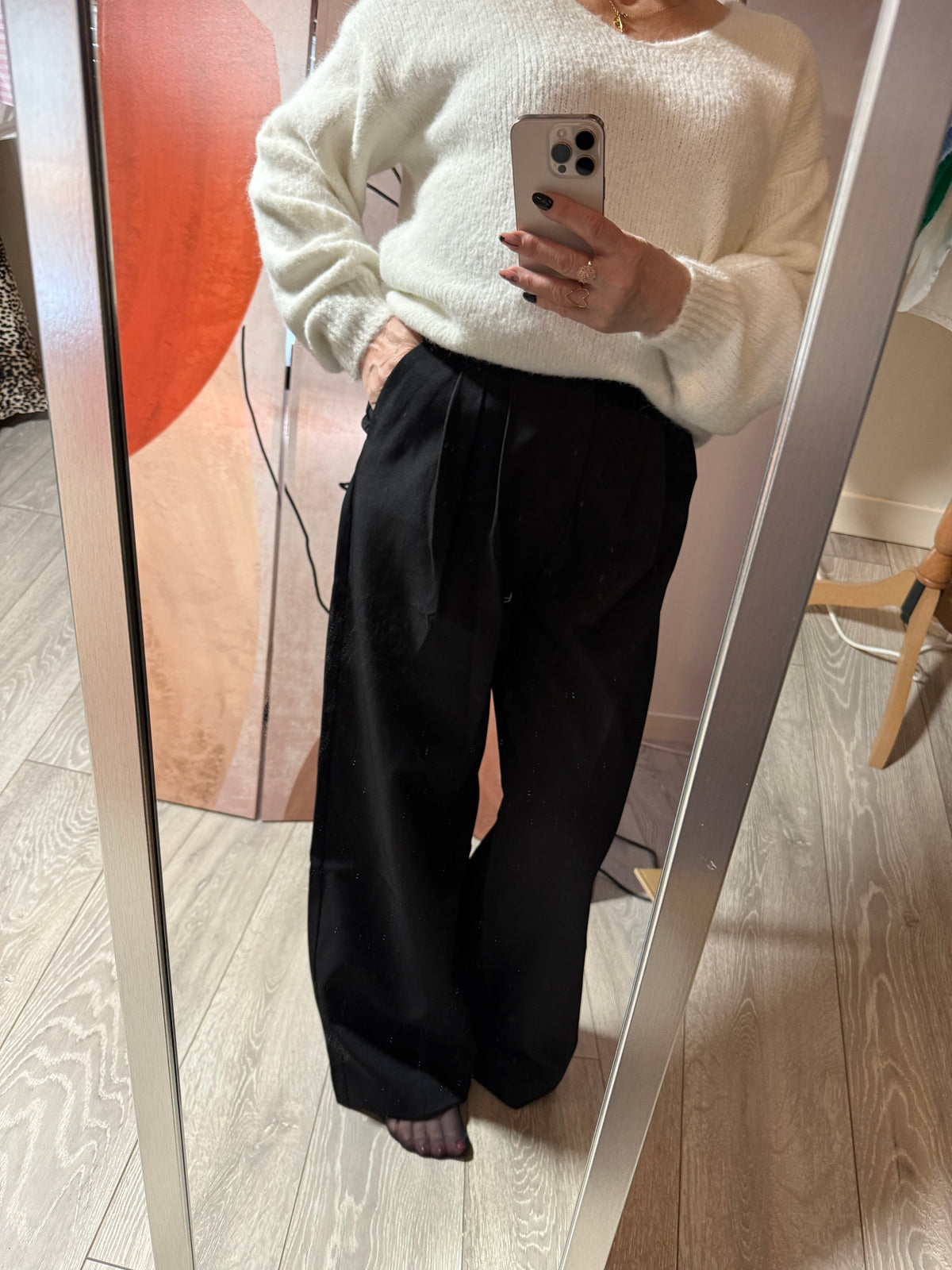 Pantalon chic noir
