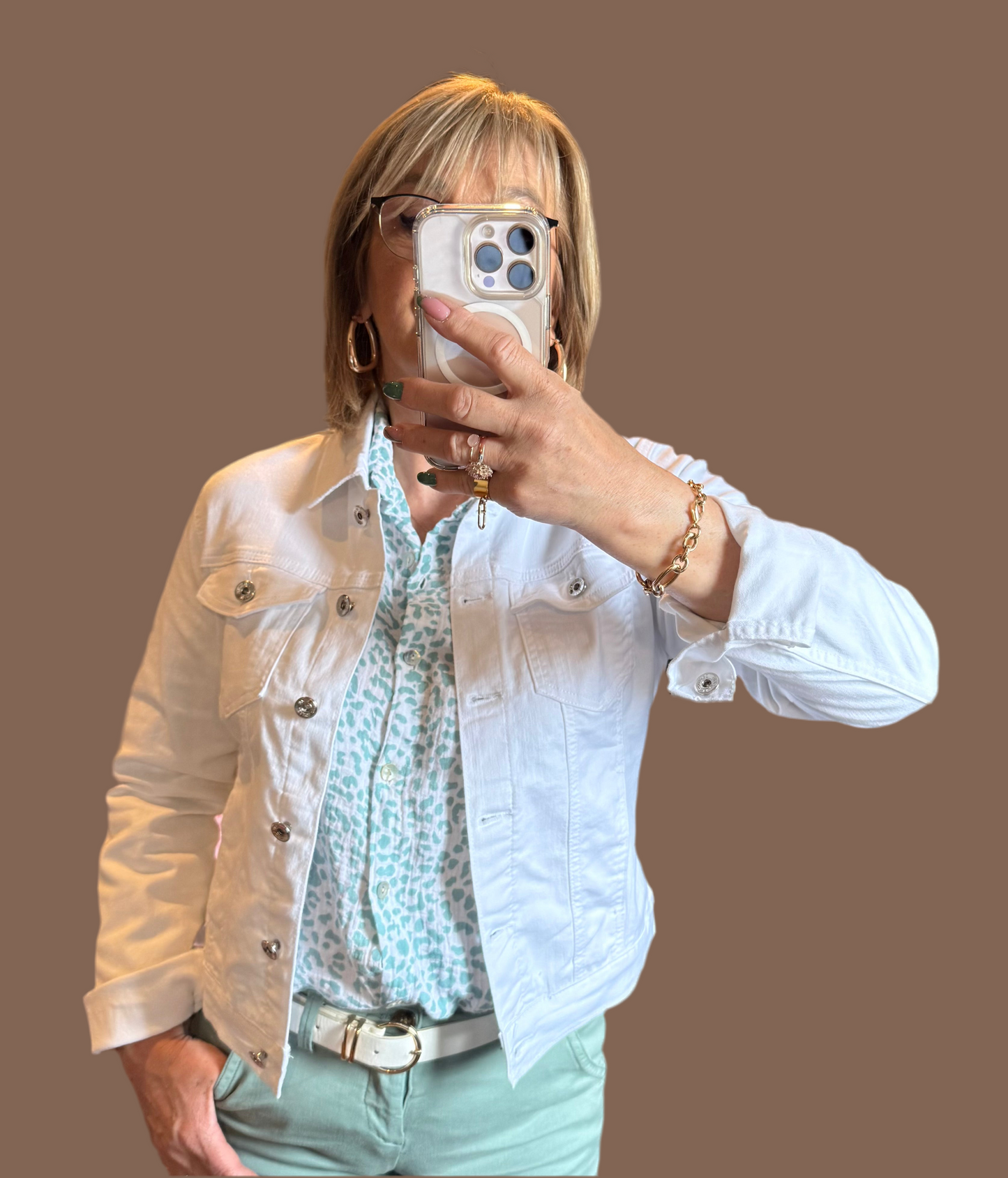 Veste légère blanche