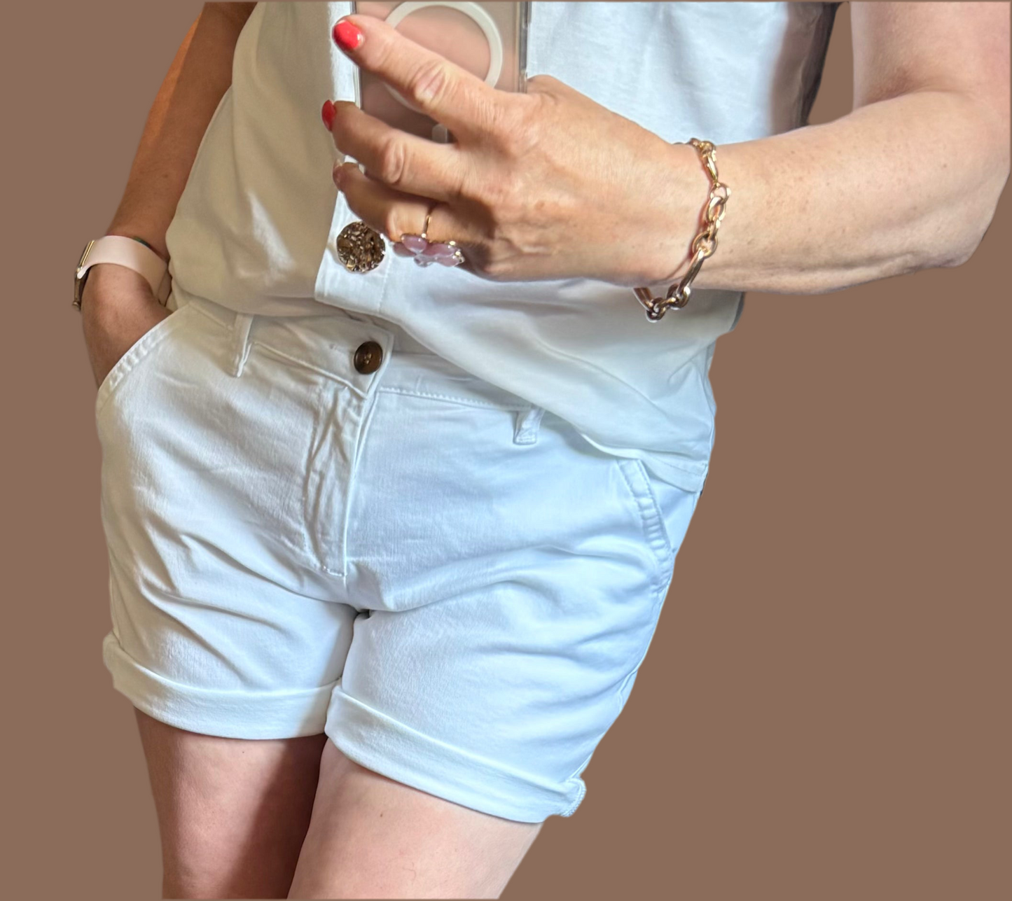 Short blanc
