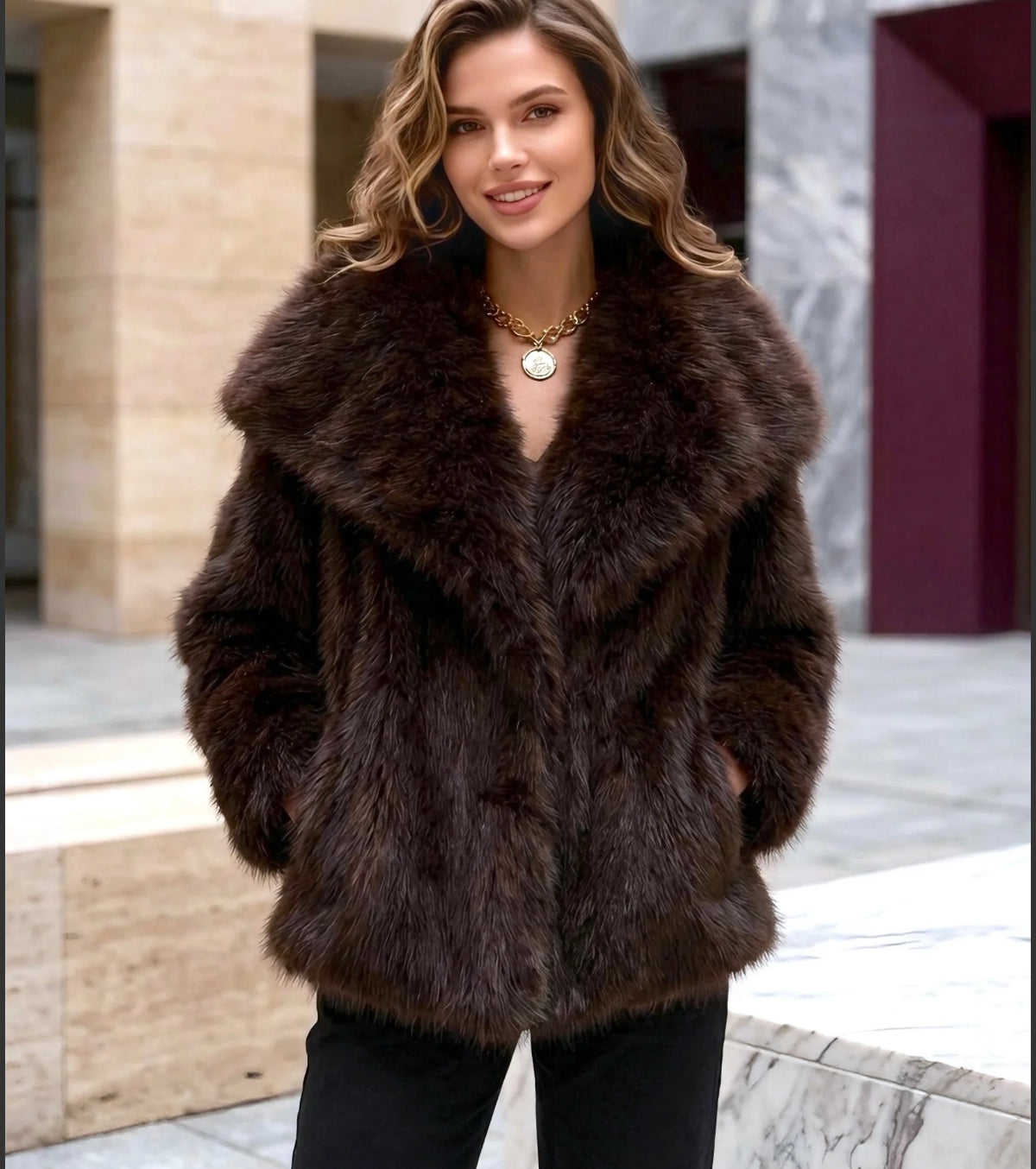 Veste fourrure