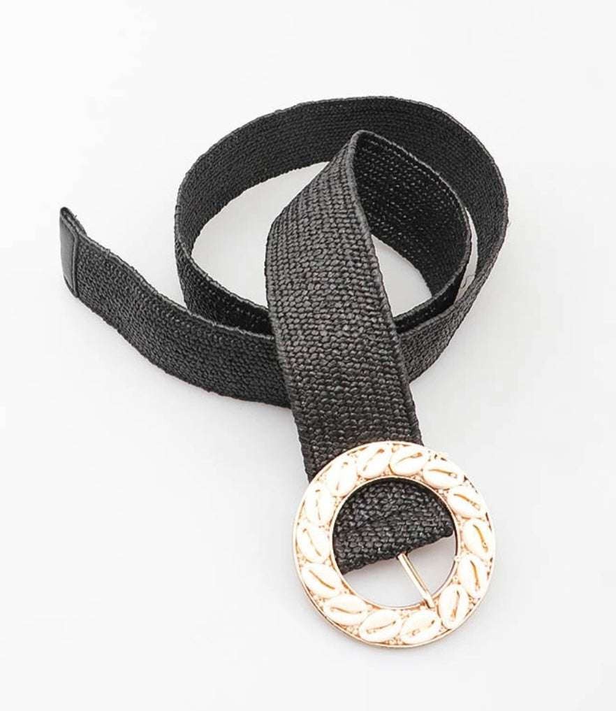 Ceinture coquillages ronde