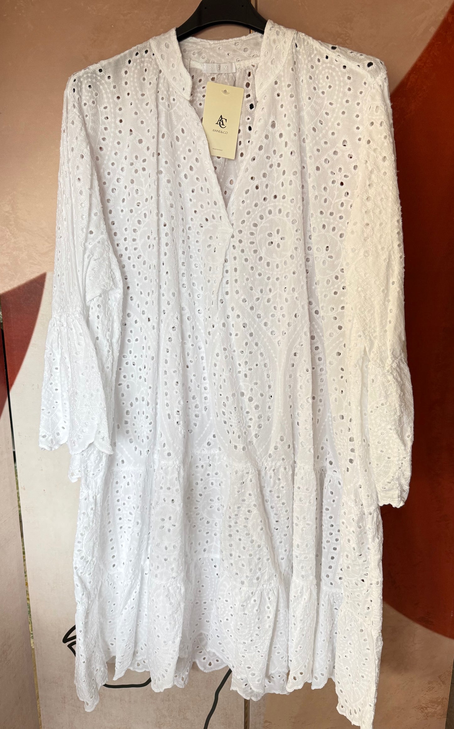 Robe grande taille blanche