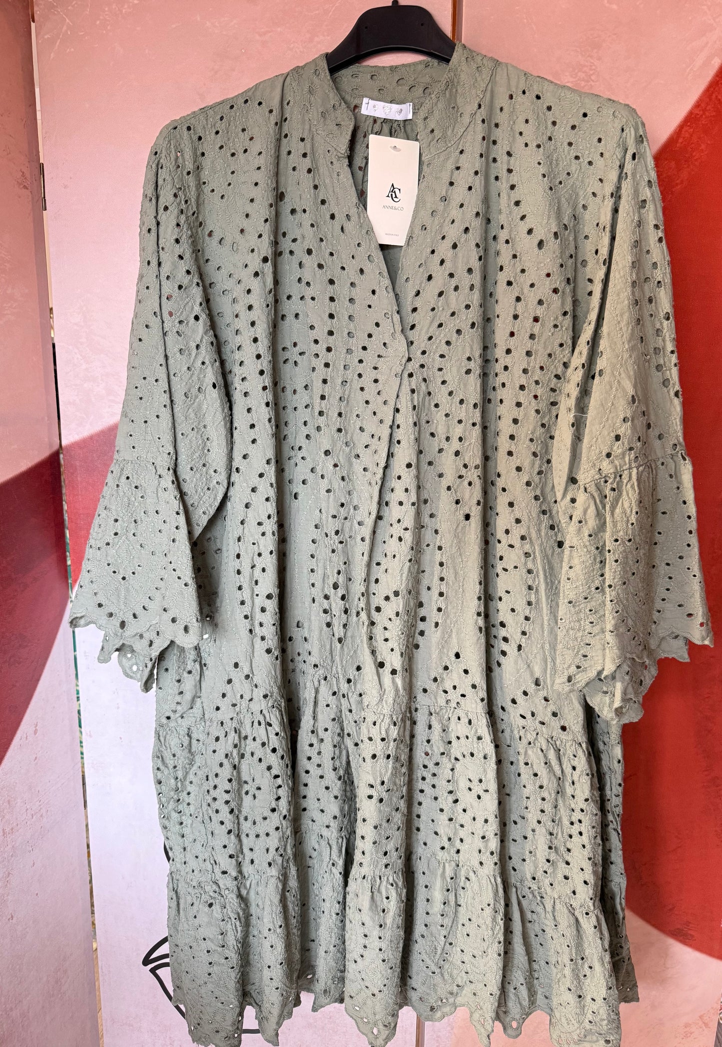 Robe grande taille kaki