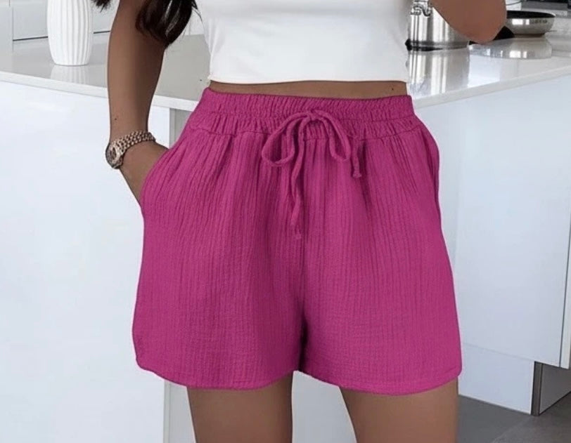 Short gaze de coton