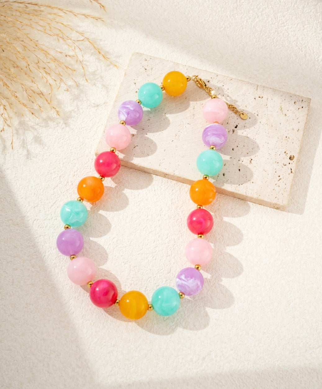 Collier multicolore