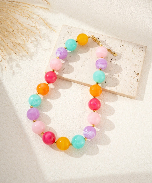 Collier multicolore