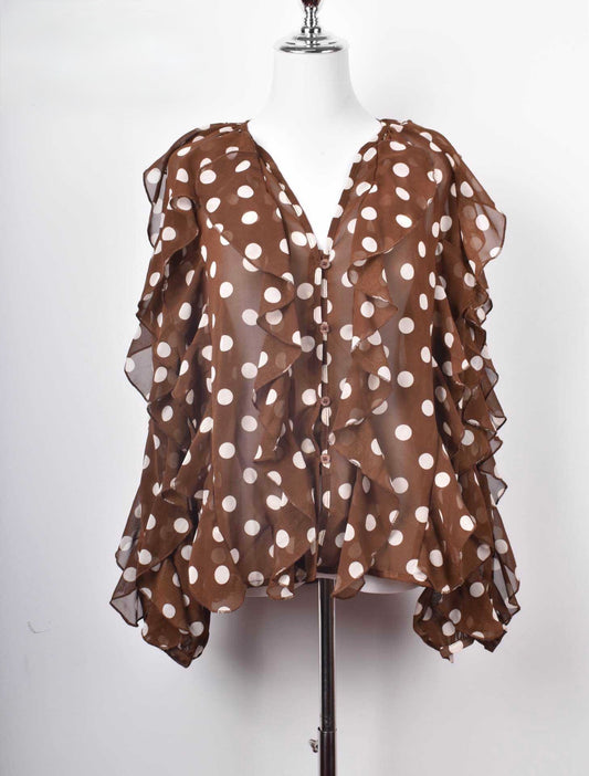 Chemise pois choco
