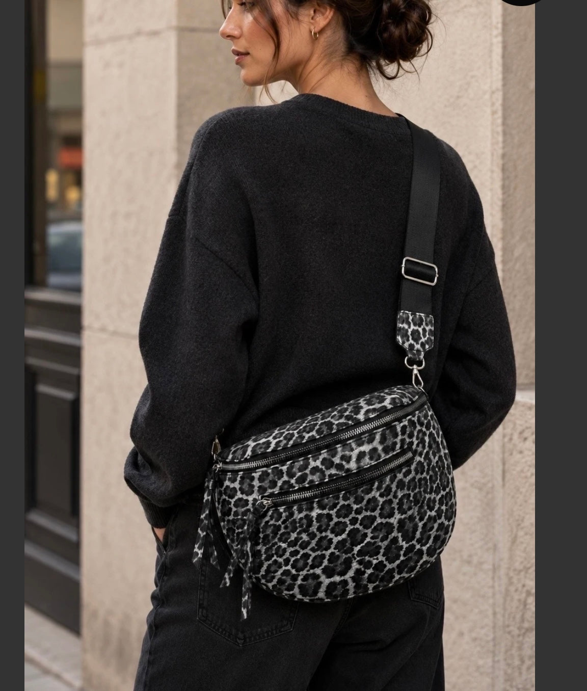 Sac banane léopard