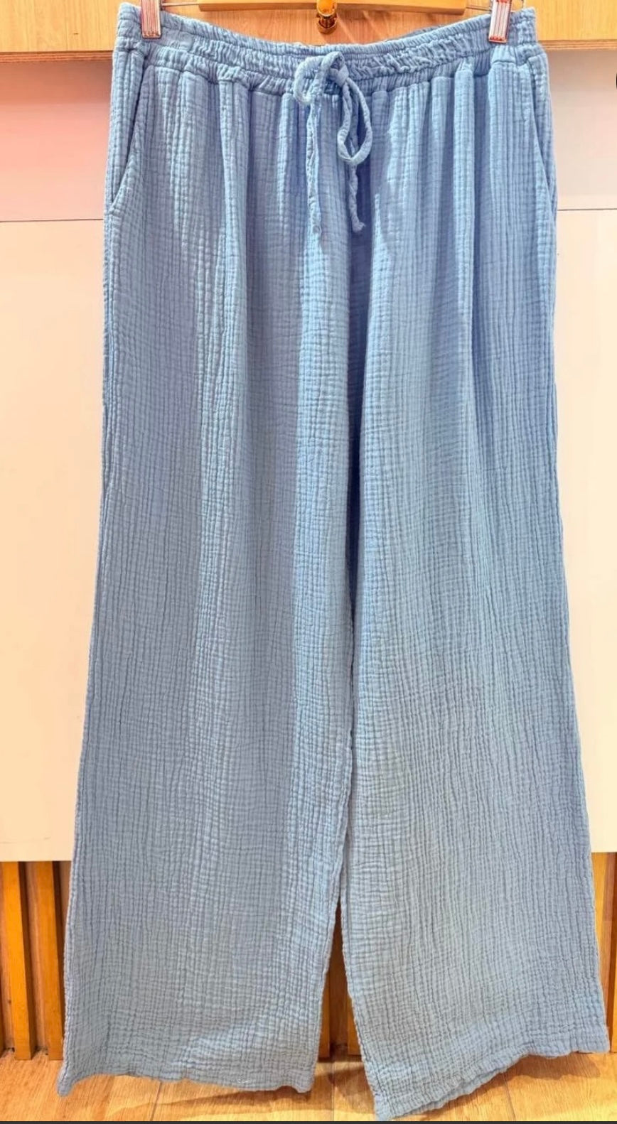 Pantalon gaze de coton