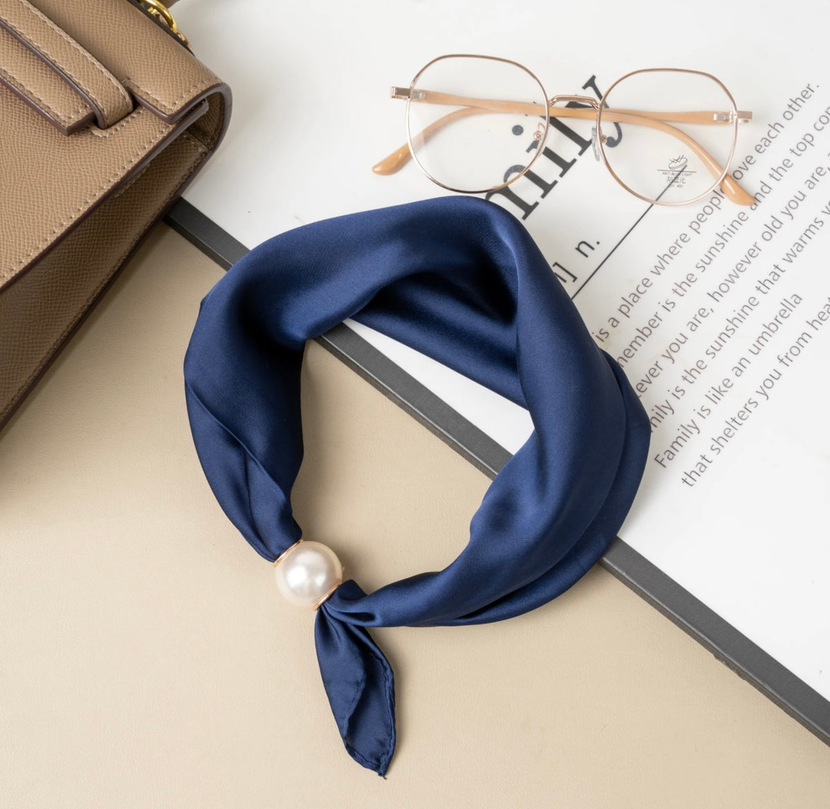 Foulard aimanté