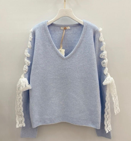 Pull dentelle