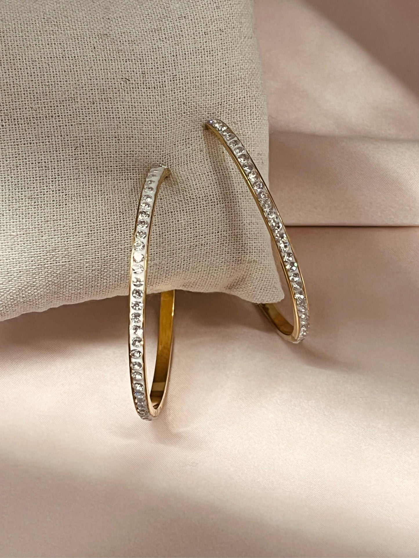 Boucles d’oreilles strass