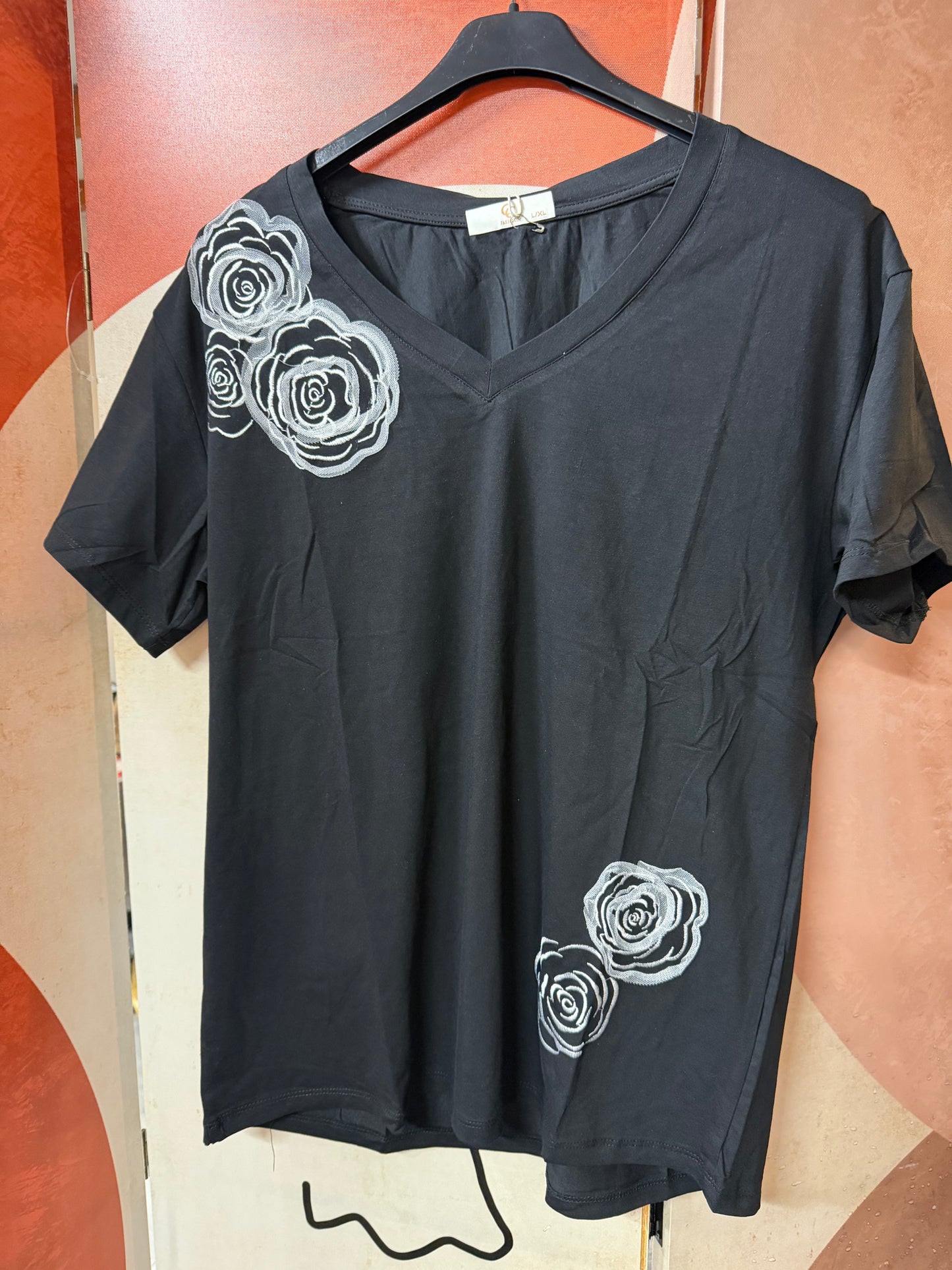 Ti-shirt Rose