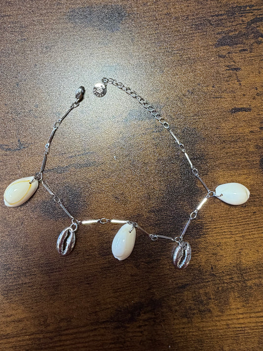 Chaîne de cheville coquillages