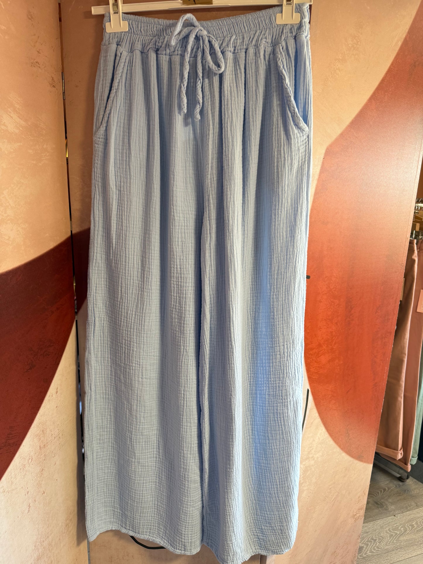 Pantalon gaze de coton