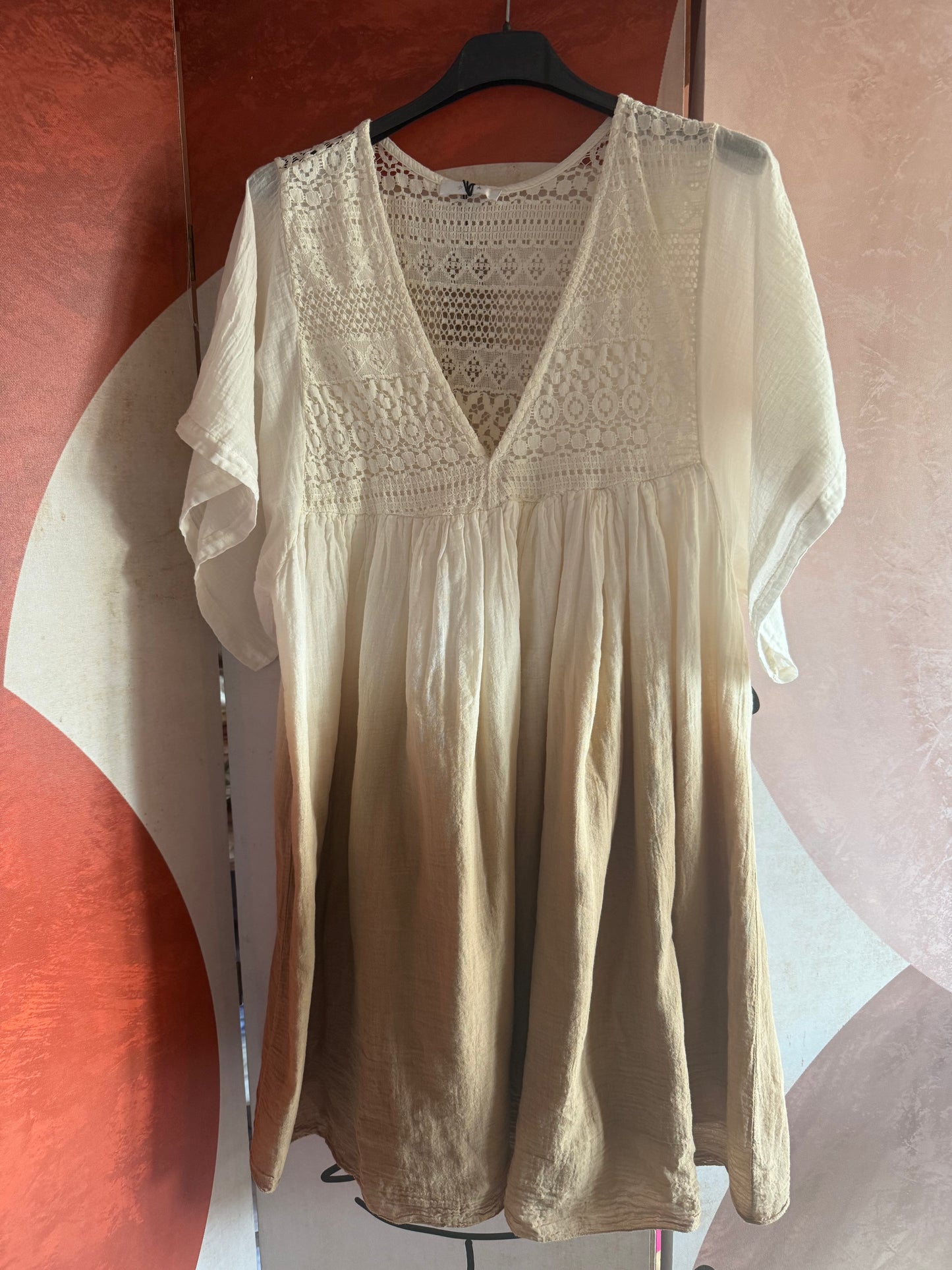 Robe coton dégradée