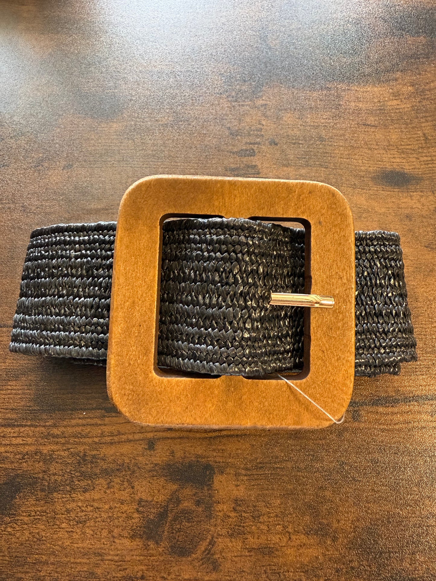 Ceinture élastique bois