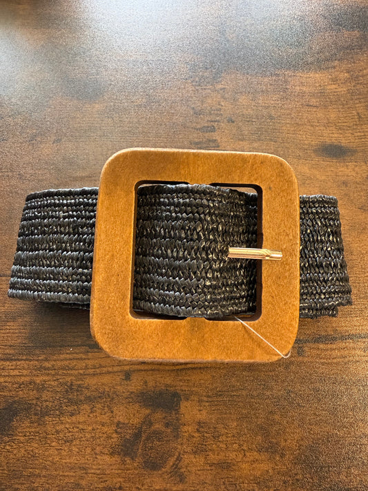 Ceinture élastique bois