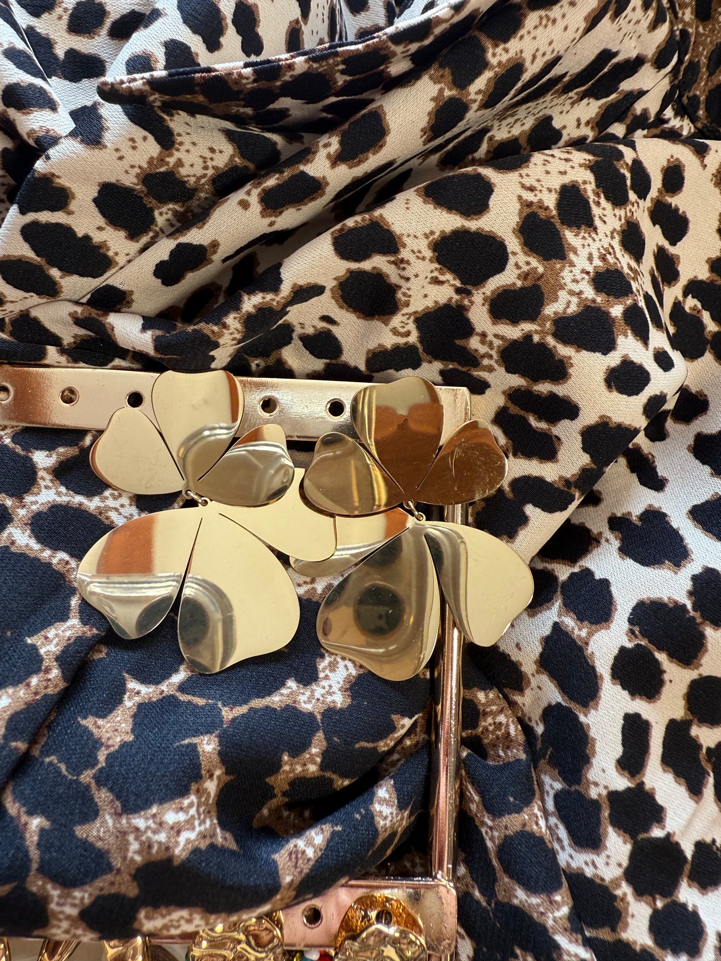 Boucle d’oreille fleur