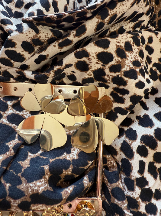 Boucle d’oreille fleur