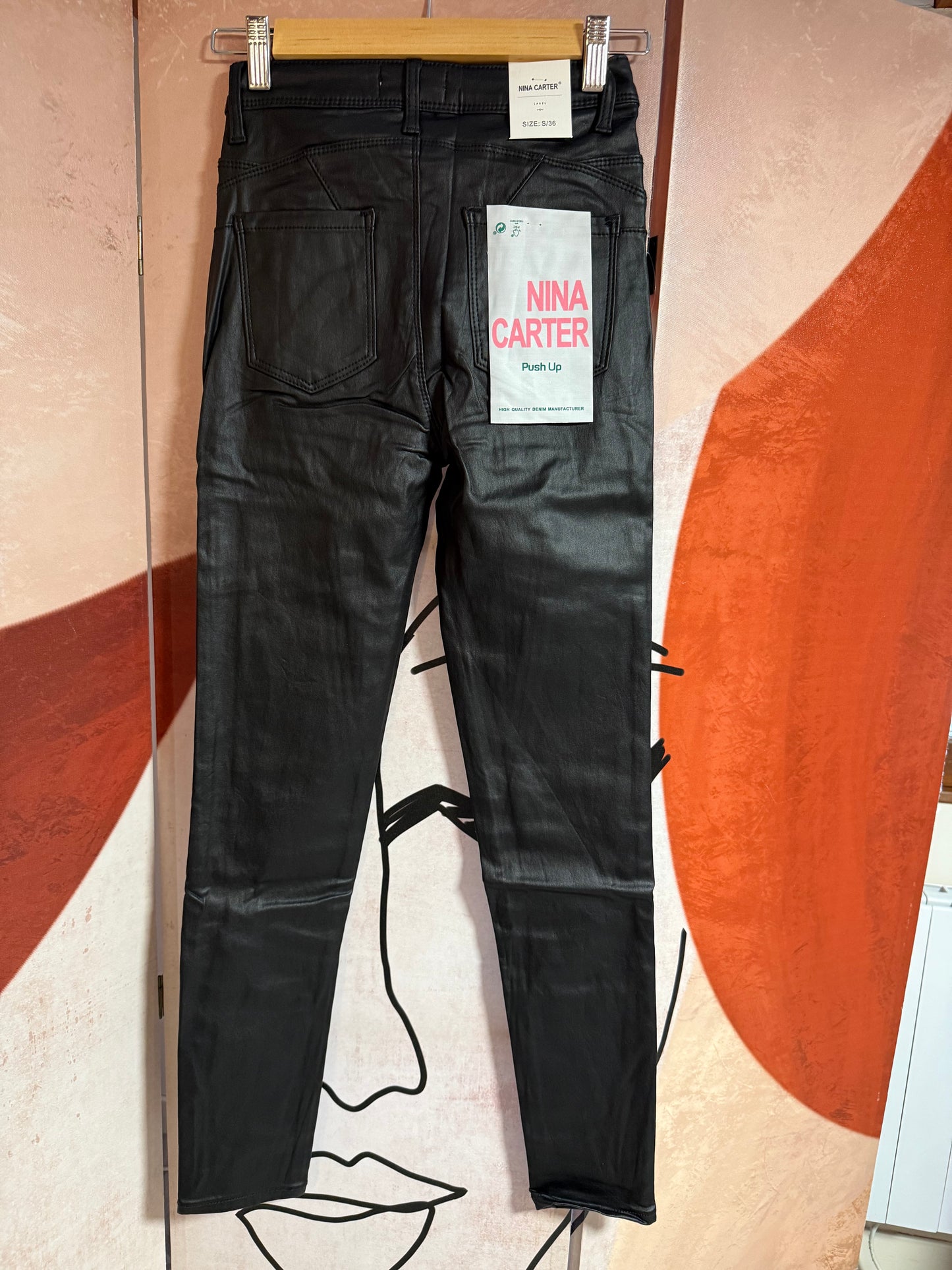 Pantalon imitation cuir