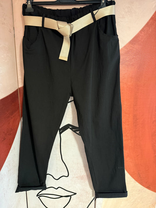 Pantalon grande taille Noir