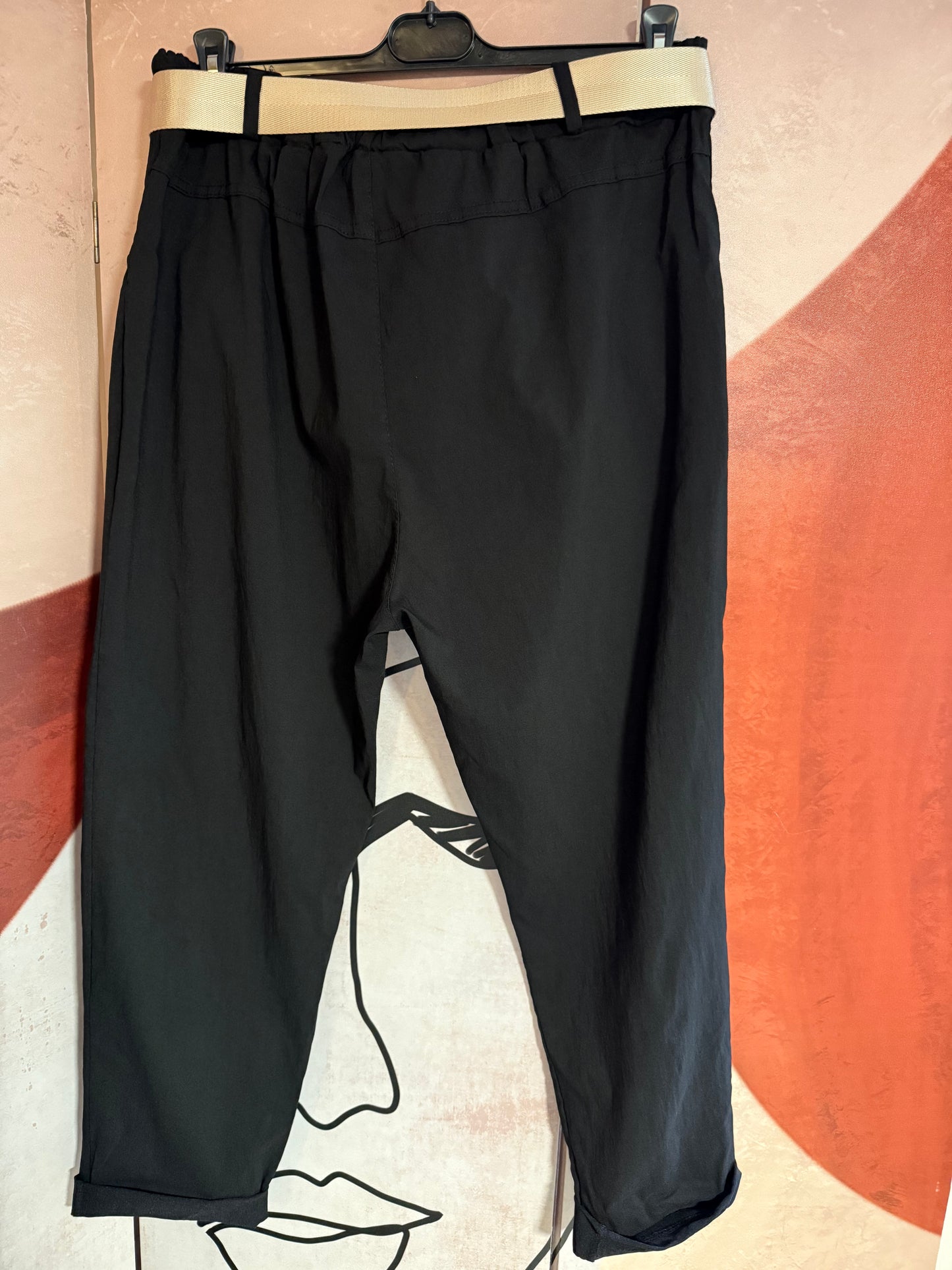 Pantalon grande taille Noir