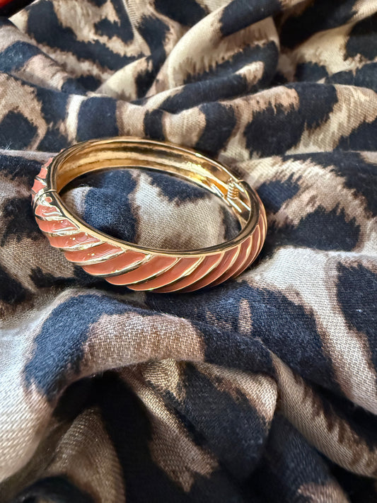 Bracelet rigide terracotta